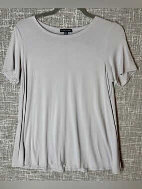 Eileen Fisher Short-Sleeve Crewneck Tunic Top